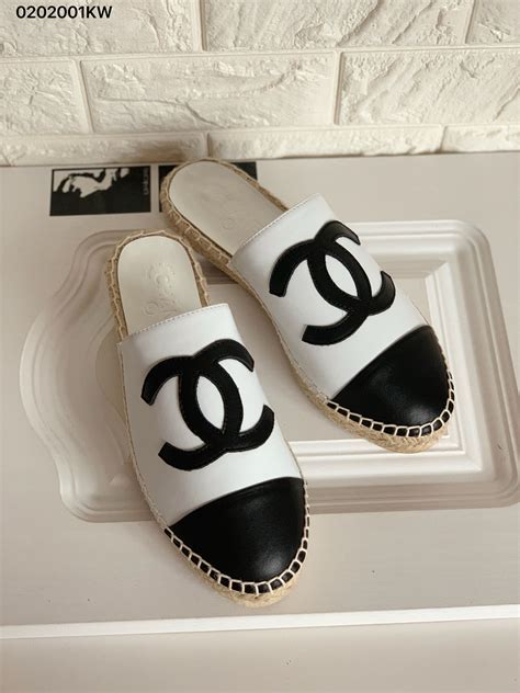 chanel espadrillas mules|where to buy Chanel espadrilles.